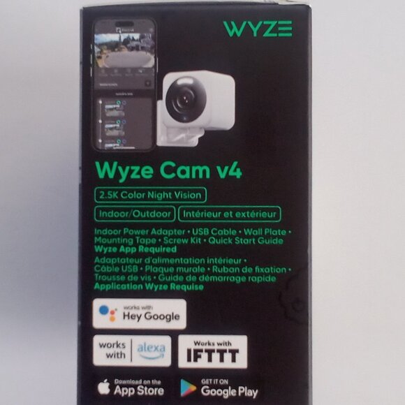 WAYZE CAMERA INDOOR/OUTDOOR 2.5K COLOUR NIGHT VISION PLUS A BUILT IN SPOT-LIGHT - Picture 6 of 13